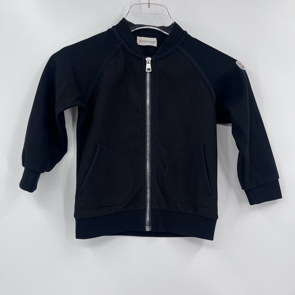 Monclear black jacket kids‎ size 8 - Picture 1 of 11